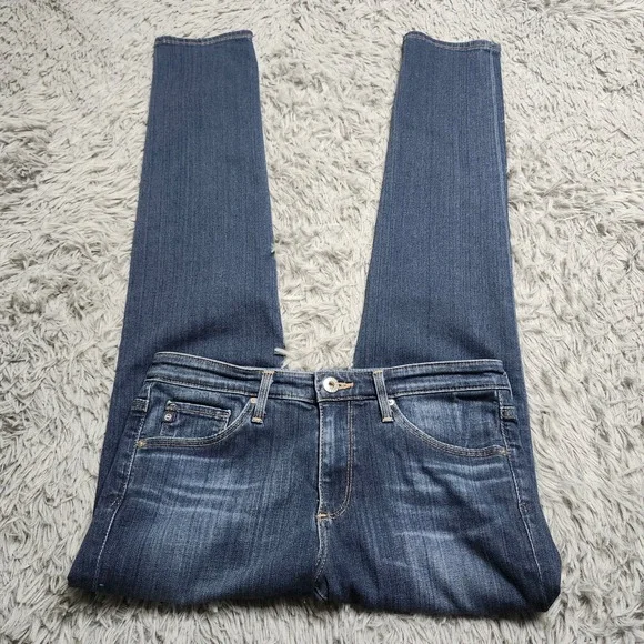 AG Adriano Goldschmied Jeans Womens 26R Prima Mid Rise Cigarette Denim Stretch - Picture 3 of 13
